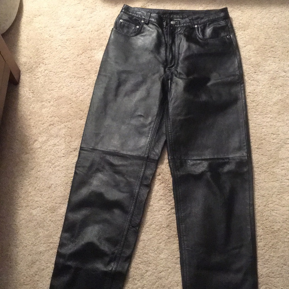 Leather pants